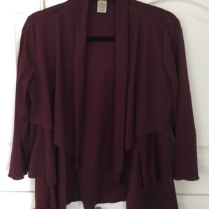 Maroon Lightweight Polyester Jacket